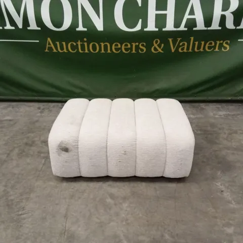 DESIGNER FABRIC FOOTSTOOL