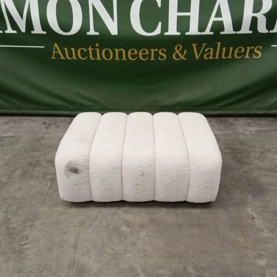 DESIGNER FABRIC FOOTSTOOL