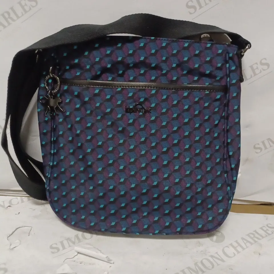KIPLING WOMENS CROSSBODY BAG IN GEOMETRIC DESIGN 