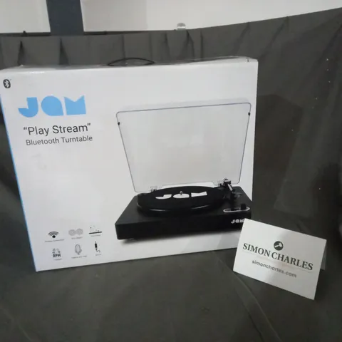 BOXED JAM PLAY STREAM BLUETOOTH TURNTABLE