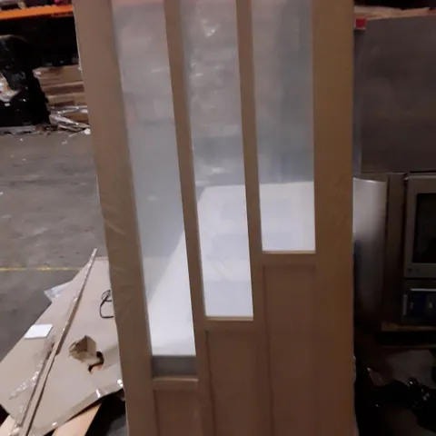 LPDOORS OAK COVENTRY 3L GLAZED INTERNAL DOOR 78"×33" 35MM