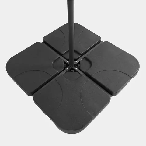 BOXED VONHAUS 4 PACK CANTILEVER PARASOL BASE