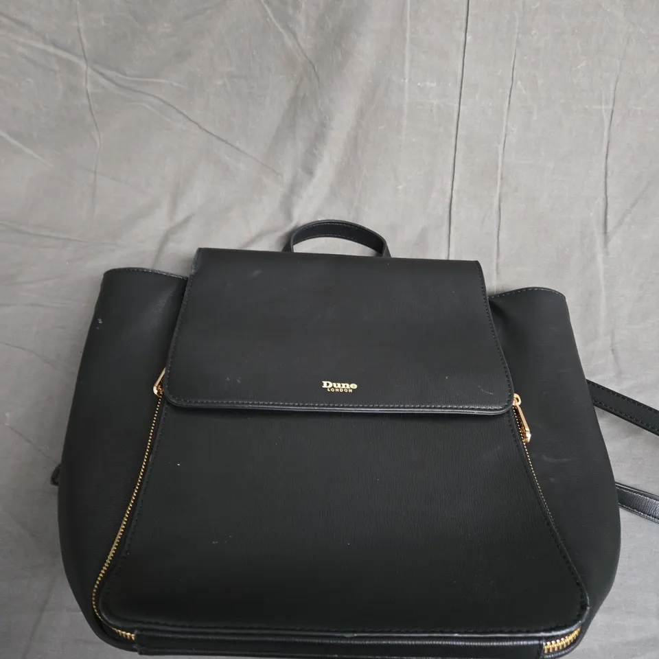 DUNE LONDON LEATHER BACKPACK