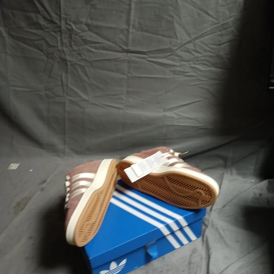ADIDAS CAMPUS PINK SUEDE SNEAKERS – UK 4 1/2 (EU 37 1/3) – BOXED