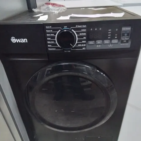 SWAN 8KG 1400 SPIN FREESTANDING WASHING MACHINE - BLACK