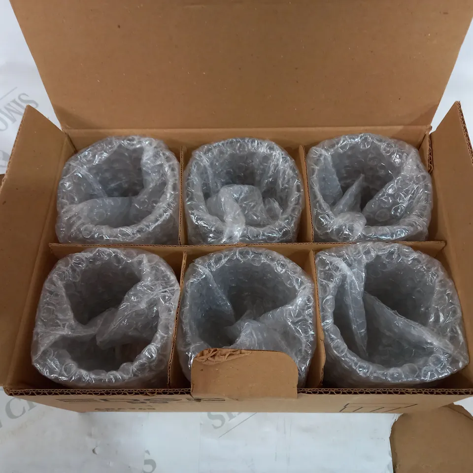BOX OF 6 GLASSES