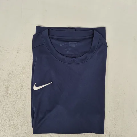 NIKE SHORT SLEEVE SLIM FIT T-SHIRT IN NAVY SIZE XL