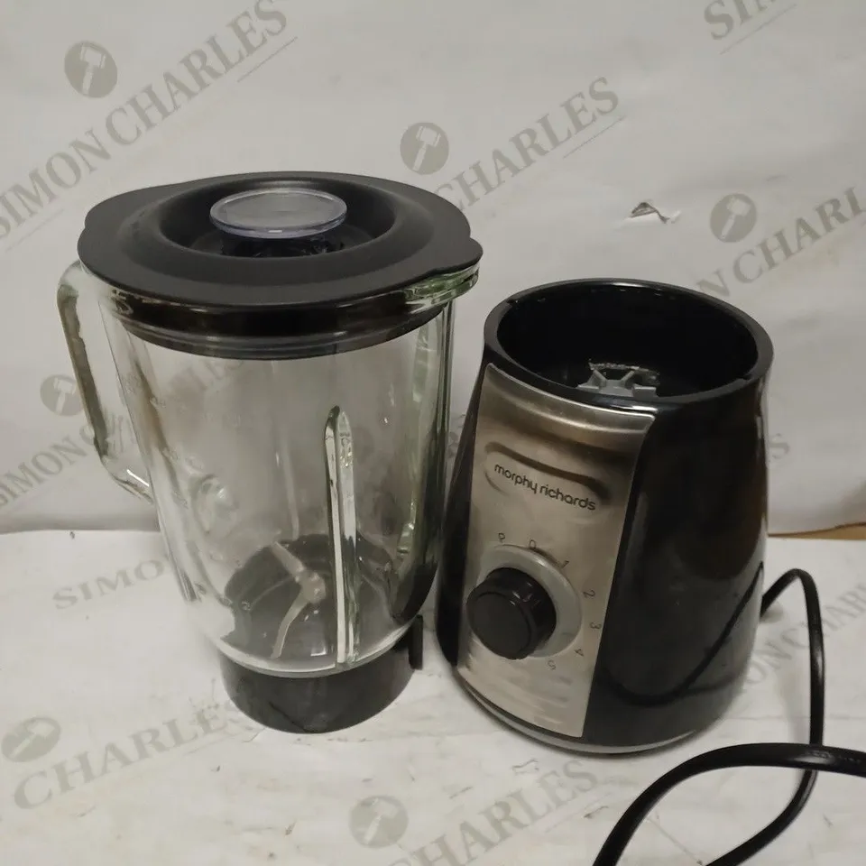 MORPHY RICHARDS TOTAL CONTROL GLASS TABLE BLENDER