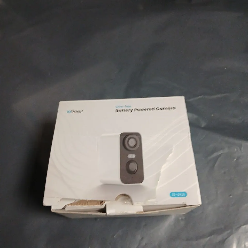 WIRELESS BATTERY-POWERED SECURITY CAMERA – BOXED