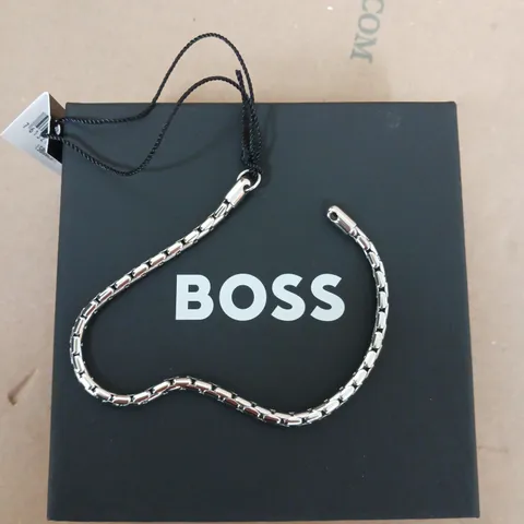 BOSS GENTS EVAN STAINLESS STEEL BRACELET