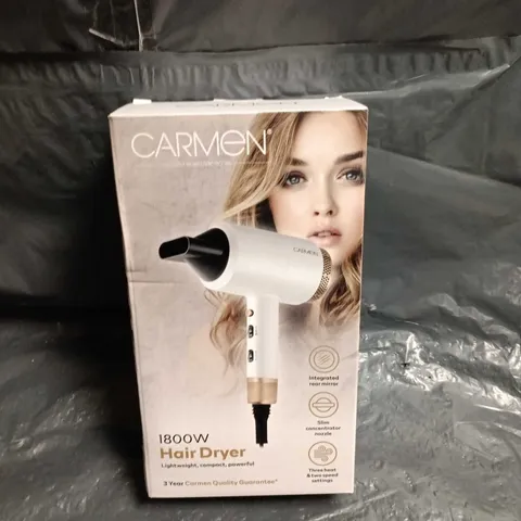 CARMEN 1800W HAIR DRYER – BOXED