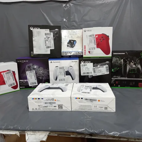 10 ASSORTED GAMING CONTROLLERS TO INCLUDE PLAYSTATION AND XBOX