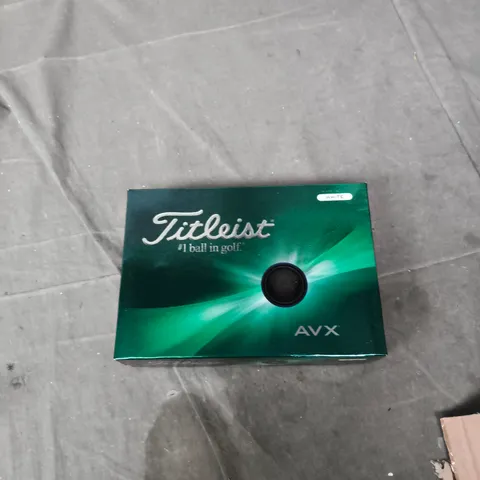 TITLEIST AVX GOLF BALLS – 12-BALL BOXED SET WITH OUTER CARTON