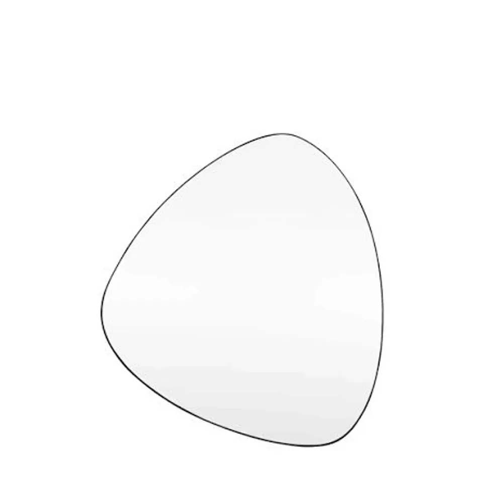 BOXED GALLERY CAESARS FREE FORM MIRROR, 70X60CM, BLACK