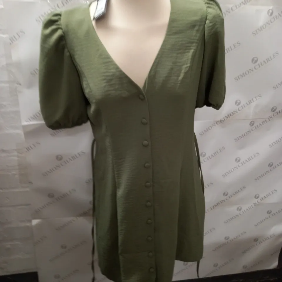 NEW LOOK BUTTON THROUGH DRESS - UK 14