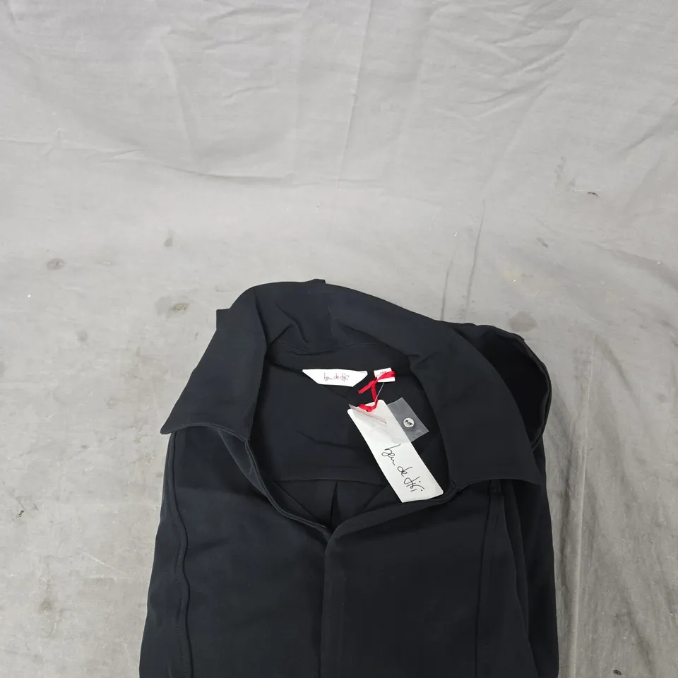 BEN DE DISI WOMEN'S BLACK BELTED JUMPSUIT – UK 16 (16P)