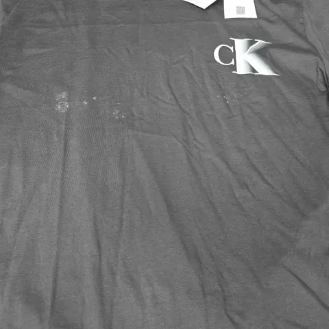 CALVIN KLEIN CREW-NECK T-SHIRT IN BLACK SIZE XXL