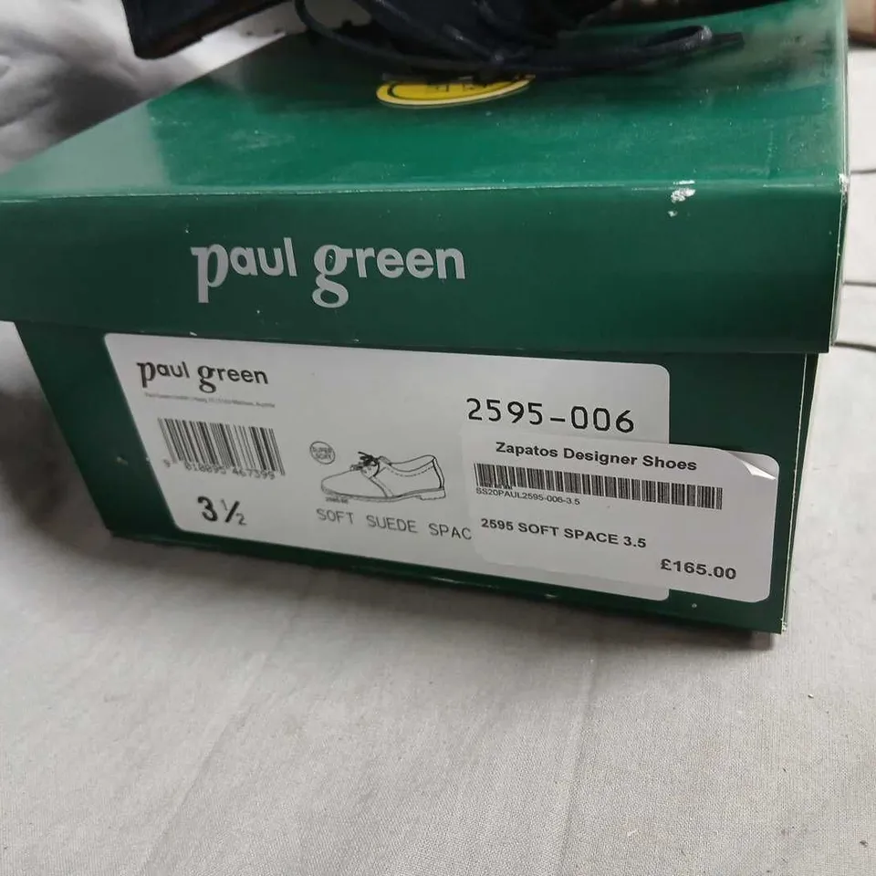  PAUL GREEN WOMEN'S SUEDE LACE-UP SHOES UK 3½