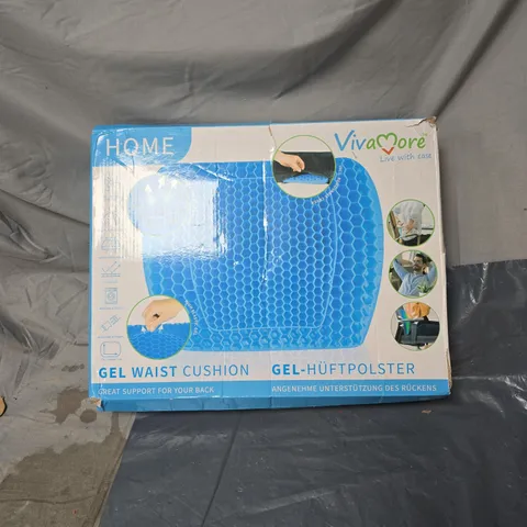 VIVAMORE GEL WAIST CUSHION (BOXED) IN BLACK PROTECTIVE COVER