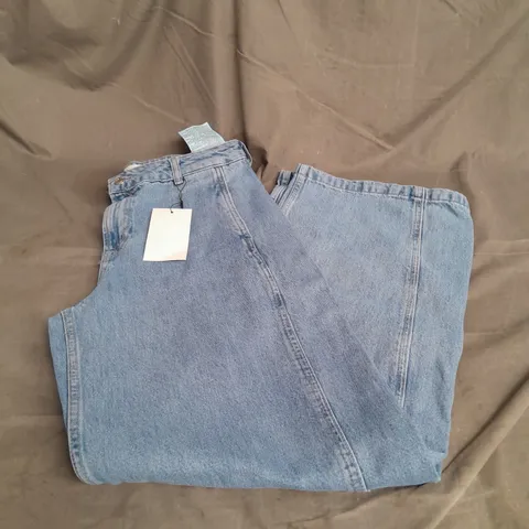 ZARA STRAIGHT FIT JEANS IN BLUE SIZE 12