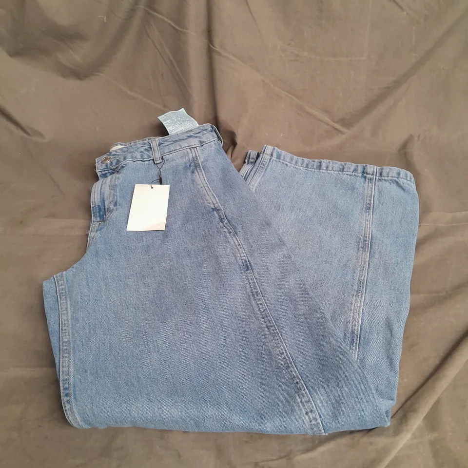 ZARA STRAIGHT FIT JEANS IN BLUE SIZE 12