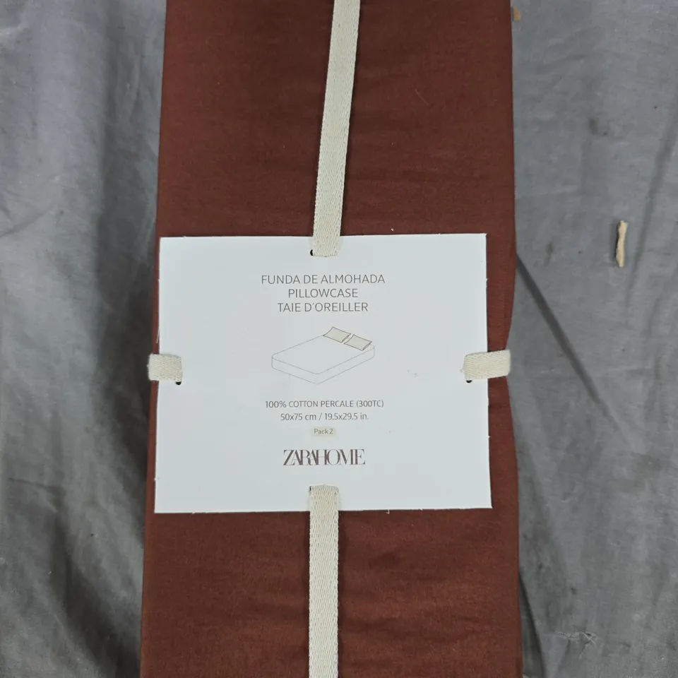 ZARA HOME PILLOWCASE SET OF 2, 50X75 CM