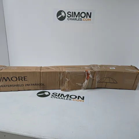LIVMORE UV+ WATERSHIELD 2M PARASOL β GARDEN PARASOL