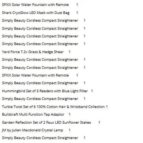 PALLET OF APPROXIMATELY 125 ITEMS OF ASSORTED HOMEWARE TO INCLUDE;
