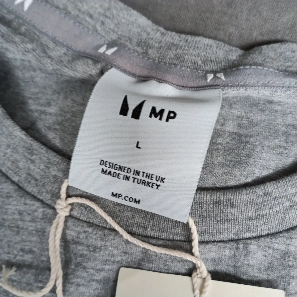 MP MEN'S REST DAY DROP ARMHOLE TANK TOP – GREY MARL, SIZE L