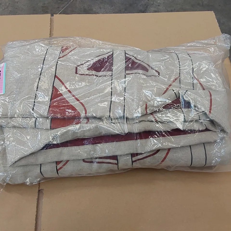 BAGGED MILA COTTON GEOMETRIC SHAPES BEDSPREAD - SIZE UNSPECIFIED (1 ITEM)