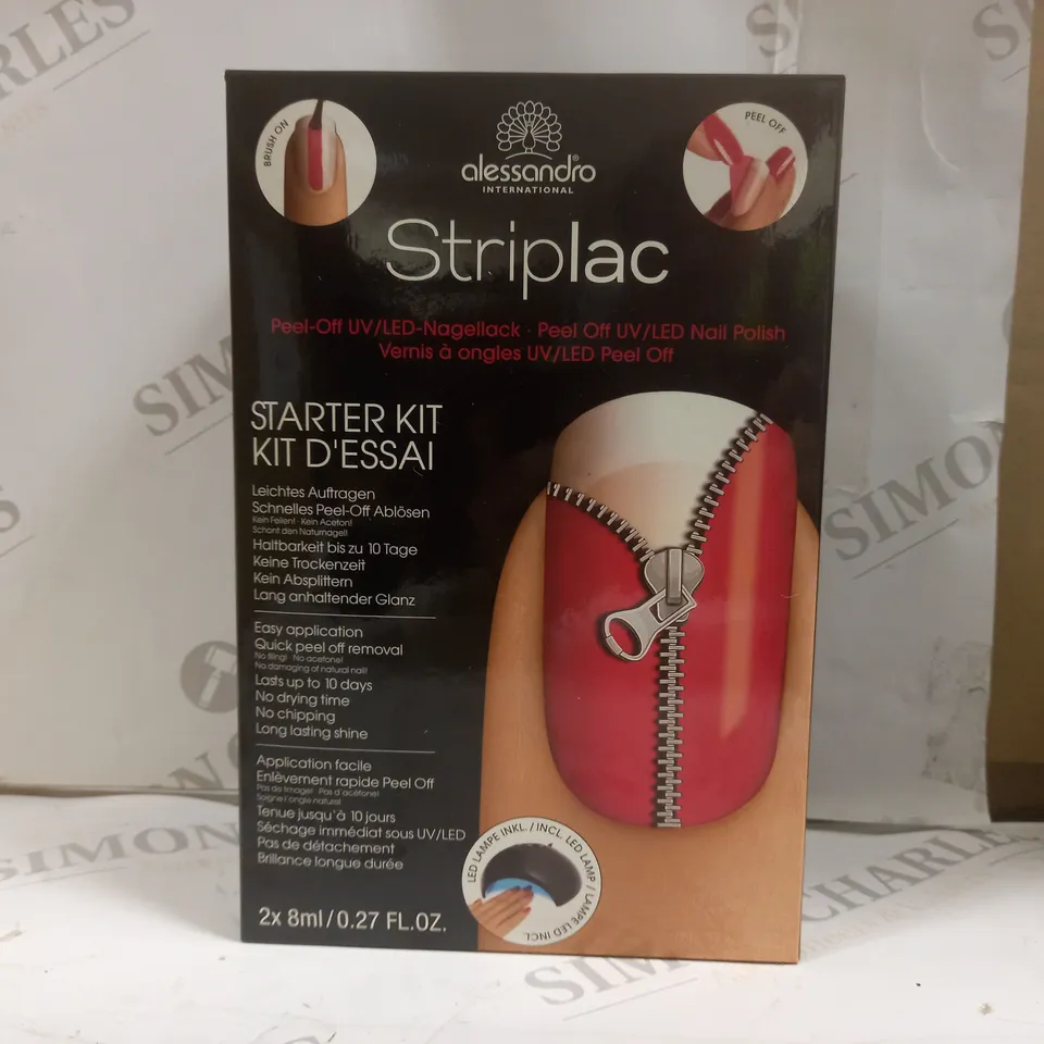 APPROX 9 ALESSANDRO STRIPLAC PEEL-OFF UV/LED NAIL POLISH STARTER KIT 