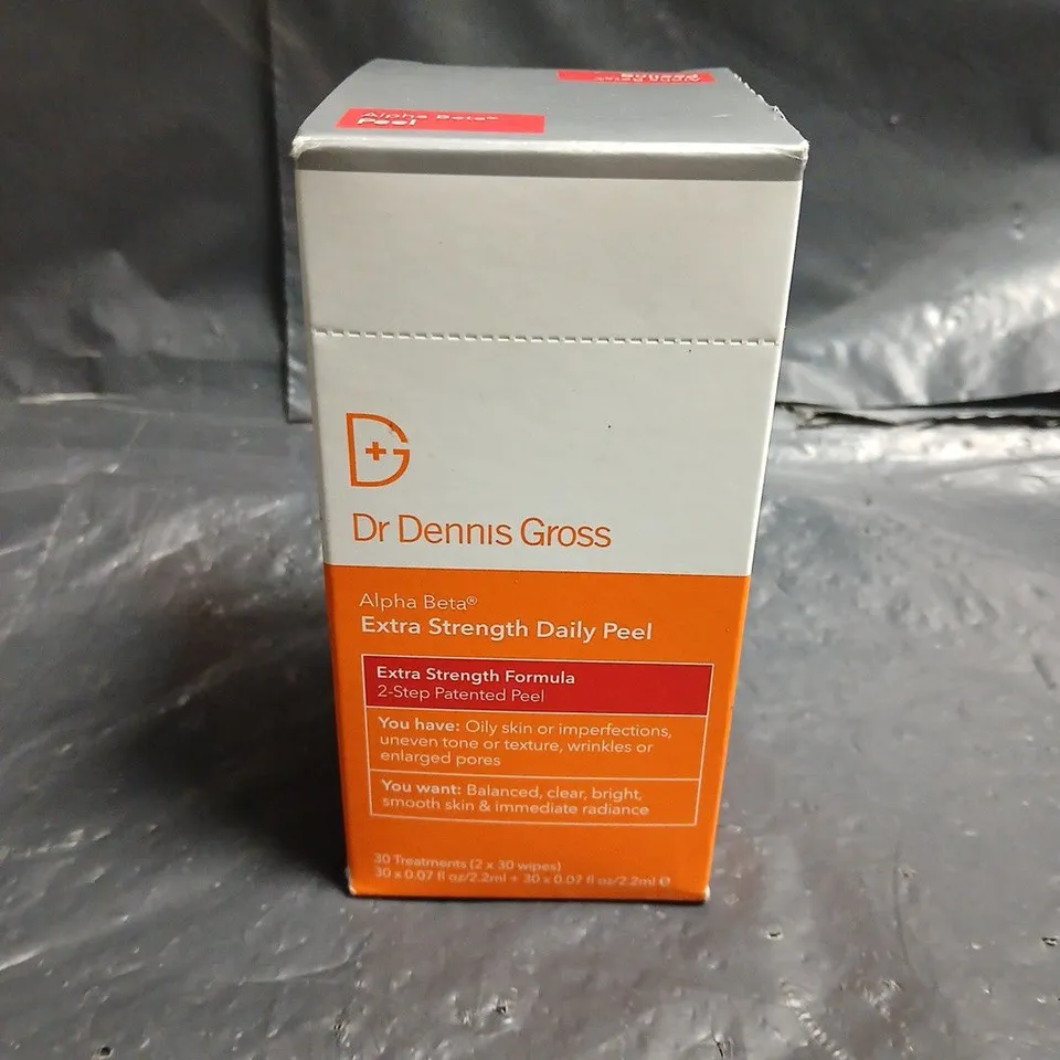 DR DENNIS GROSS ALPHA BETA EXTRA STRENGTH DAILY PEEL – 30 TREATMENTS (2 X 30 WIPES)