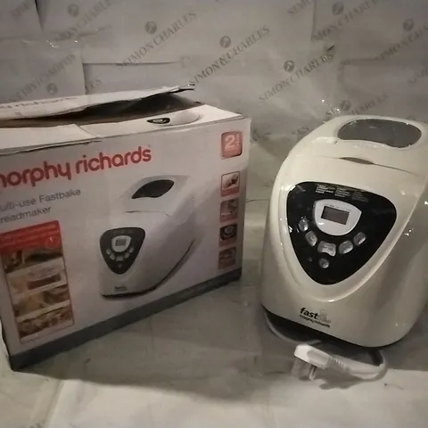 BOXED MORPHY RICHARDS MULTI-USE FASTBACK BREADMAKER