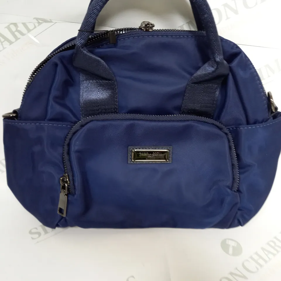 SAINT+SOFIA HANDLED BAG IN NAVY