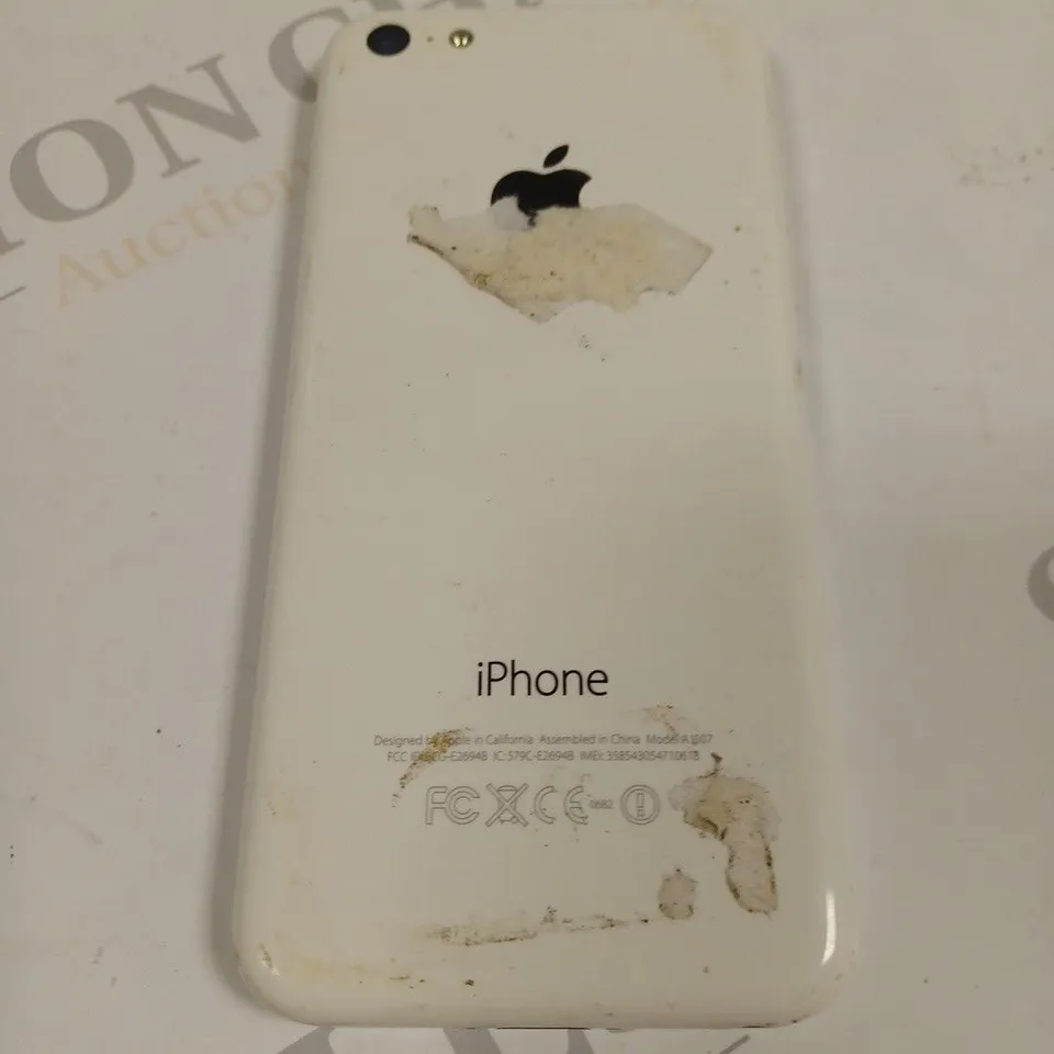 UNBOXED APPLE IPHONE IN WHITE - A1507