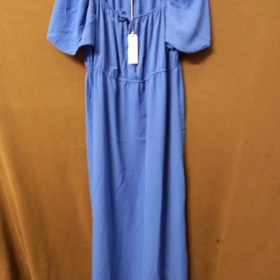 MAISON DE NIMES GYPSY DRESS IN COBALT BLUE - LARGE