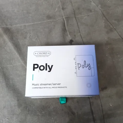 CHORD POLY MUSIC STREAMER/SERVER – BOXED (WORKS WITH MOJO & MOJO 2)