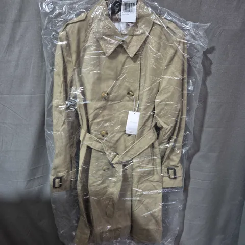 BAGGED MNG TRENCH POLANA COAT IN STONE - XS