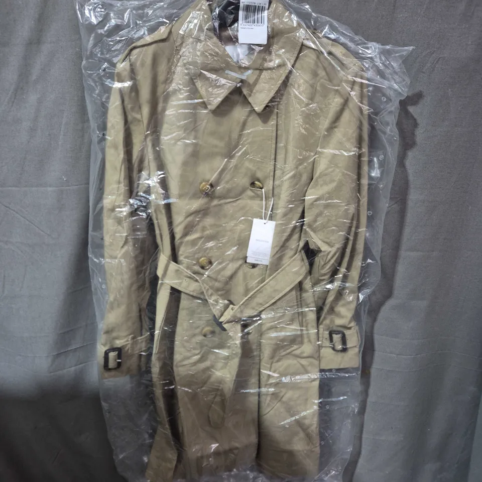 BAGGED MNG TRENCH POLANA COAT IN STONE - XS