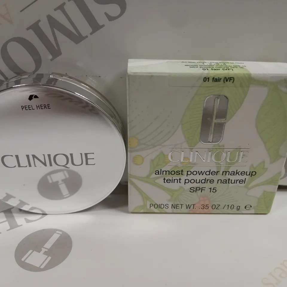 BOXED CLINIQUE ALMOST POWDER MAKEUP SPF15 FAIR
