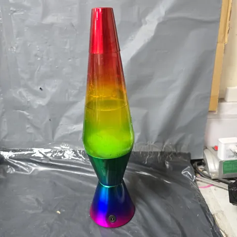 RAINBOW MOLTEN LAVA LAMP