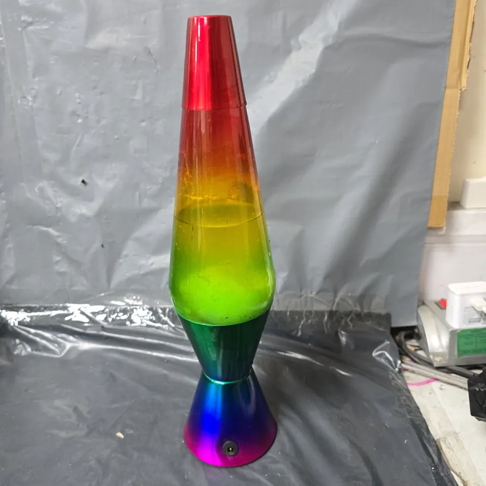 RAINBOW MOLTEN LAVA LAMP