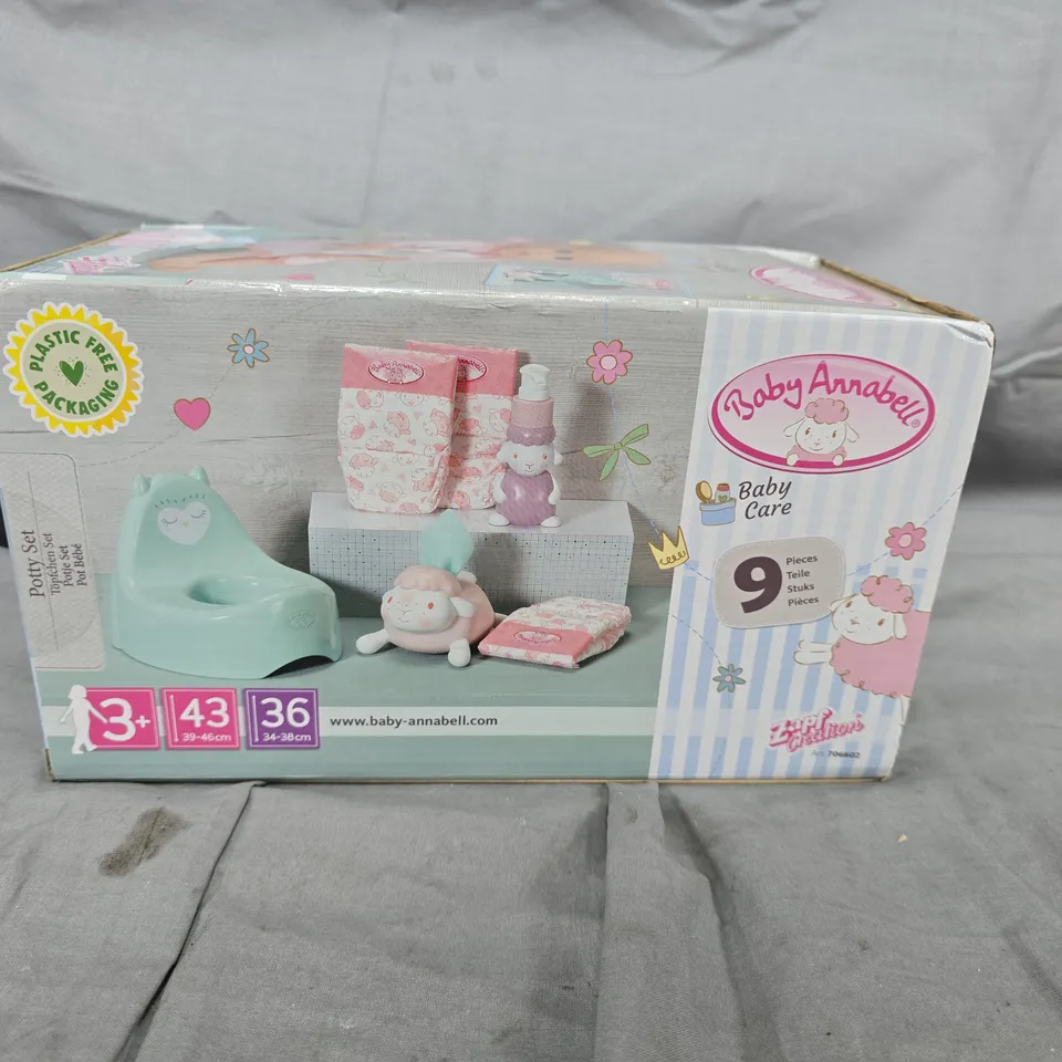 Baby Annabell Potty Set – 9-Piece Accessories by Zapf Creation (Boxed)