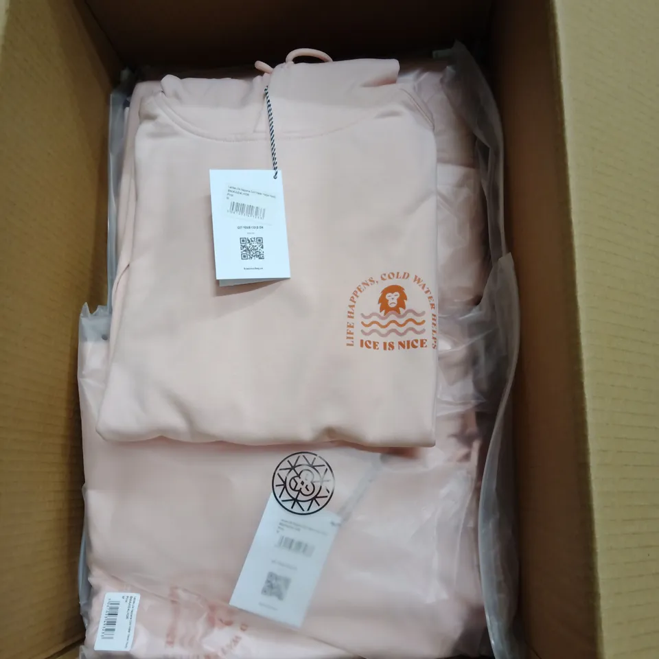 BRAND NEW BRASS MONKEY LADIES HOODIES - APPROXIMATELY 7X // PINK // BMAW24LH06 // SIZE: M