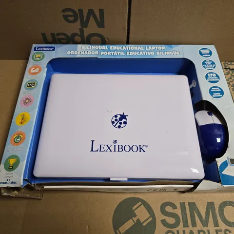 LEXIBOOK BILINGUAL EDUCATIONAL LAPTOP – BOXED