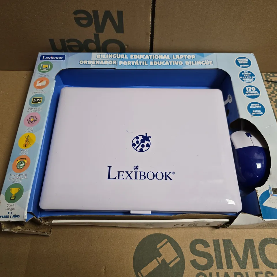 LEXIBOOK BILINGUAL EDUCATIONAL LAPTOP – BOXED