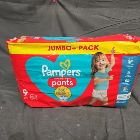 PAMPERS BABY-DRY PANTS NAPPIES SIZE 9 – JUMBO PACK (40 NAPPIES)