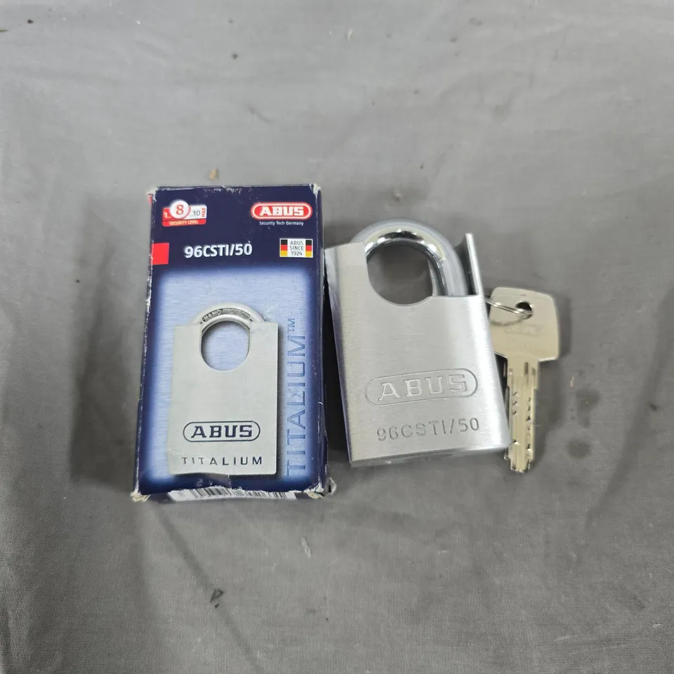 BOXED ABUS TITANIUM 96CSTI/50 LOCK