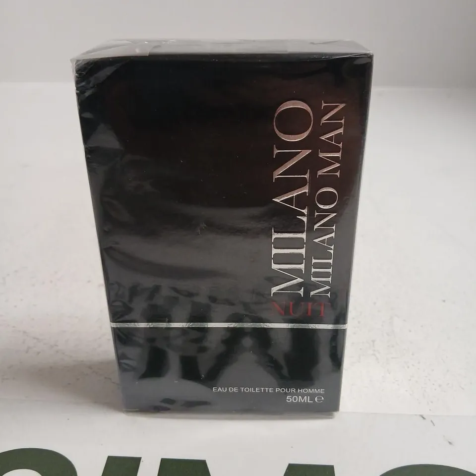 BOXED AND SEALED MILANO MAN NUIT EAU DE TOILETTE 50ML