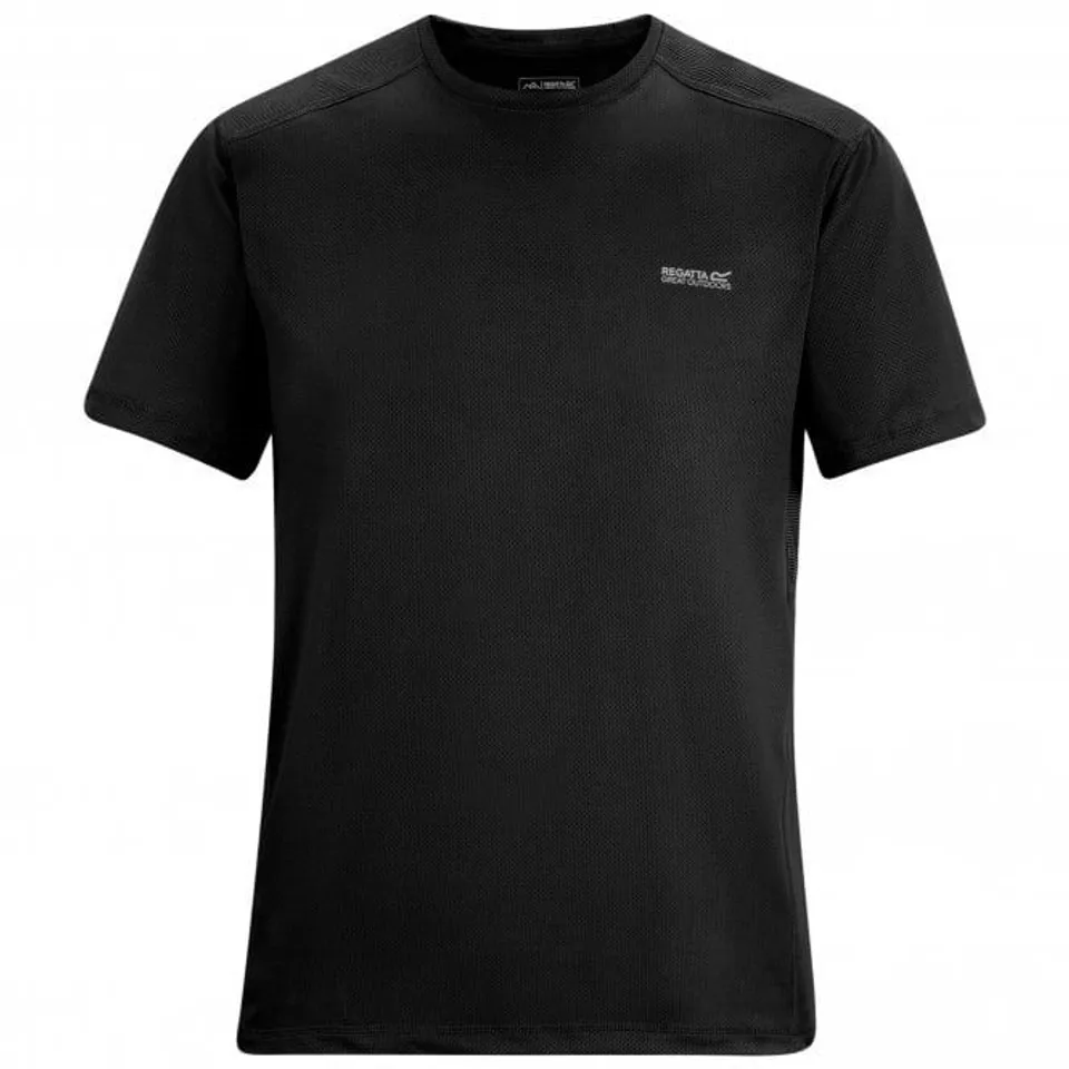 REGATTA BREEZED IV SHIRT MEN BLACK SIZE 4XL